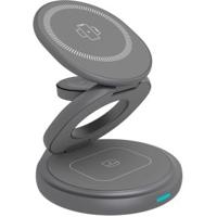 ICY BOX IB-SH101-CH Hoofdtelefoons, Smartphone, Smartwatch Antraciet, Grijs Snel opladen Binnen