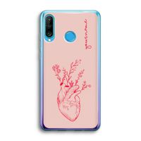 Blooming Heart: Huawei P30 Lite Transparant Hoesje