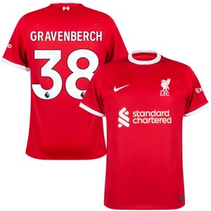 Liverpool FC Shirt Thuis 2023-2024 + Gravenberch 38