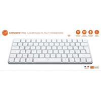 Mini toetsenbord - Platte toetsen - MOBILITY LAB - KMP2000W - AZERTY - FR - Meerdere aansluitingen - Wit