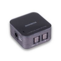 Split TS12 - Toslink splitter - 1 in / 2 uit - thumbnail