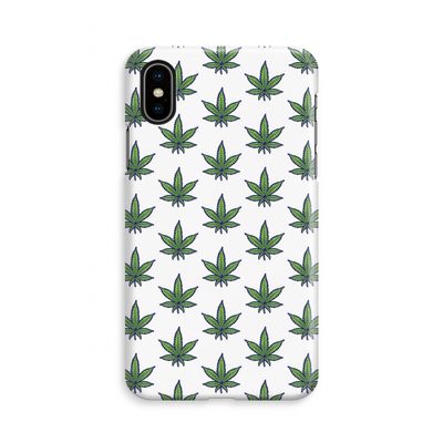 Weed: iPhone Xs Volledig Geprint Hoesje