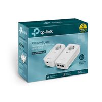 TP-LINK TL-WPA1300P KIT 1300 Mbit/s Ethernet LAN Wifi Wit 2 stuk(s) - thumbnail