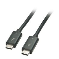 Lindy 41555 USB-kabel 0,5 m USB 3.2 Gen 1 (3.1 Gen 1) USB C Zwart