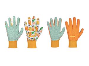 PARKSIDE 2 paar tuinhandschoenen (oranje/geel, 7)