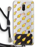 Waterijsjes: OnePlus 6 Transparant Hoesje met koord