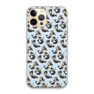 Zeemeermin: iPhone 13 Pro Max Transparant Hoesje