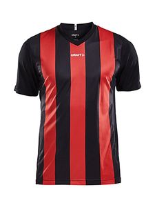 Craft 1905584 Progress Stripe Jersey JR - Black/Bright Red - 122/128