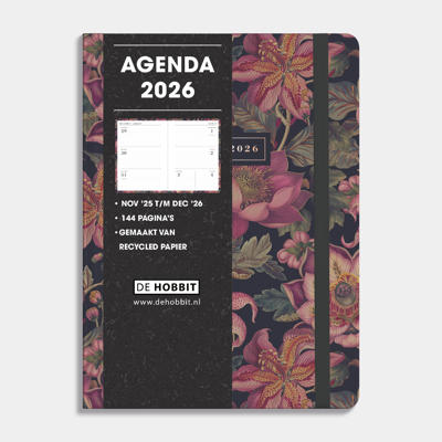 A5 Agenda 2026 Bloem Klassiek