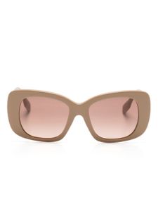 Burberry Eyewear lunettes de soleil carrées à plaque logo - Tons neutres
