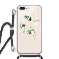 Hang In There: iPhone 7 PLUS Transparant Hoesje met koord
