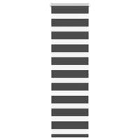 VidaXL Zebra rolgordijn 45x100 cm stofbreedte 40,9 cm zwart