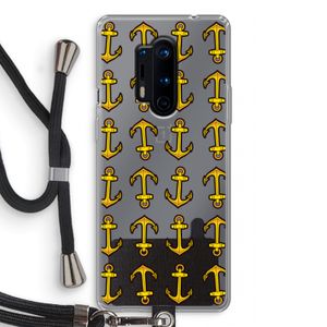 Musketon Anchor: OnePlus 8 Pro Transparant Hoesje met koord
