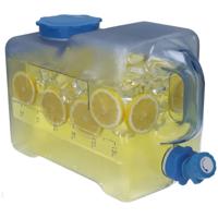 Gerimport Drank / water dispenser tap - 12 Liter - kunststof - 38 x 16 x 24 - camping / picknick