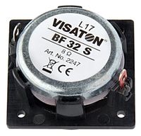 Visaton BF 32 S - 8 Ohm 1.3 inch 3.2 cm Breedband-luidspreker 2 W 8 Ω Zwart - thumbnail