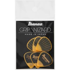 Ibanez PPA16HSGYE Grip Wizard Sand Grip plectrumset 6-pack heavy geel