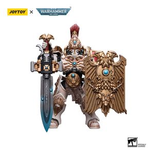 Warhammer 40k Action Figure 1/18 Adeptus Custodes Solar Watch Custodian Guard with Sentinel Blade and Praesidium Shield 12 cm