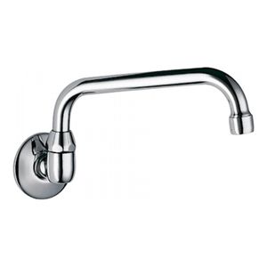 Tres Selection inbouw uitloop draaibaar 24 cm messing chroom
