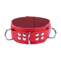 Red Leather Ultra Leather Halsketting - Rood