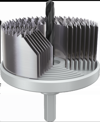 Bosch Accessoires Gatzaagset voor hout en gipsplaat | 25; 32; 38; 44; 51; 57; 63; 68 x 28 mm - 2608594509