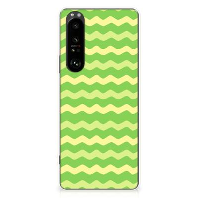 Sony Xperia 1 III | TPU bumper | Waves Green