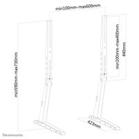Neomounts FPMA-D1240BLACK flatscreen bureausteun bevestiging - thumbnail