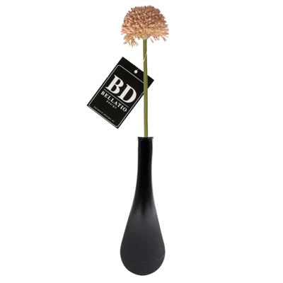 Allium/Sierui Globemaster kunstbloem - stelen - zalmroze - 44 cm - Natuurlijke uitstraling