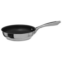 Koekenpan - Alle kookplaten geschikt - zilver/zwart - dia 20 cm