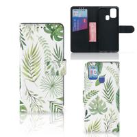 Samsung Galaxy M31 Hoesje Leaves
