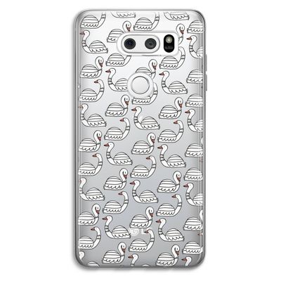 Zwanen: LG V30 Transparant Hoesje