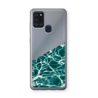 Weerkaatsing water: Samsung Galaxy A21s Transparant Hoesje