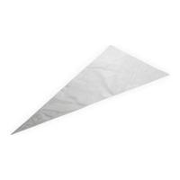 Puntzakken | XXL Transparant 44 x 70 cm | 1000 stuks