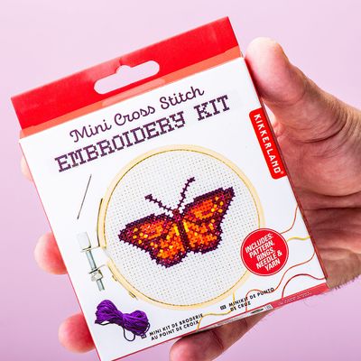 Mini borduurset - Vlinder