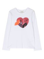 SONIA RYKIEL ENFANT t-shirt imprimé à manches longues - Blanc - thumbnail