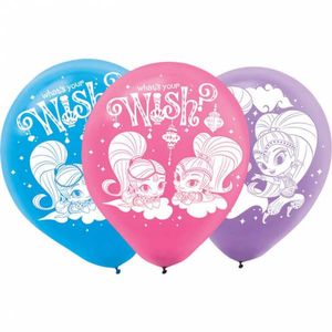 Shimmer and Shine What's your Wish ballonnen 6 stuks