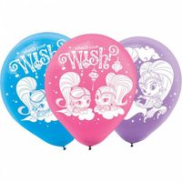 Shimmer and Shine What's your Wish ballonnen 6 stuks - thumbnail