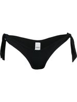 Matinèe bas de bikini à détail noué - Noir