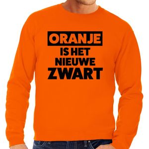 Oranje Koningsdag Oranje is het nieuwe zwart sweater heren