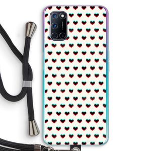 Hartjes: Oppo A72 Transparant Hoesje met koord