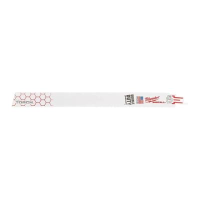 Milwaukee Heavy duty reciprozaagbladen voor metaal TORCH 300 x 18 Tpi - 25 stuks - 48008789
