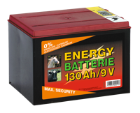 Batterij EG super 9V / 55Ah (H11,5 x L16,5 x B11,2 cm) 130 Ah
