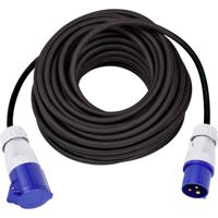 Max Hauri 162413 Stroom Verlengkabel 16 A Blauw, Zwart 15.00 m H07RN-F 3G 1,5 mm²