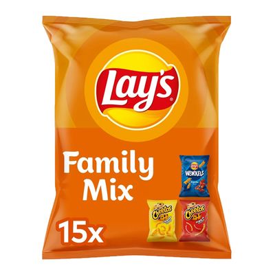 Lay&apos;s - Family Mix (3 smaken) - 15 Minizakjes