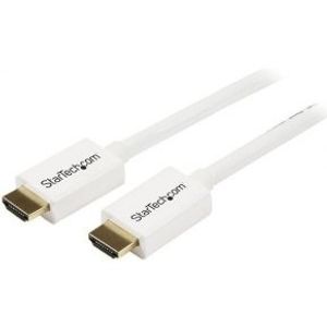 StarTech.com 3 m witte CL3 High Speed HDMI-kabel voor installatie in de wand Ultra HD 4k x 2k HDMI-kabel HDMI naar HDMI M/M