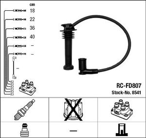 Bougiekabelset RCFD807