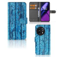 OnePlus 11 | Book Style Case | Wood Blue