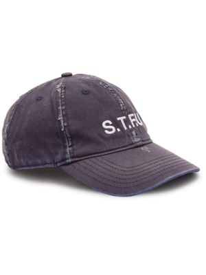 Heron Preston casquette à effet usé - Bleu