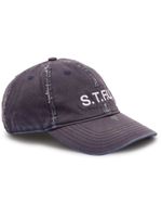 Heron Preston casquette à effet usé - Bleu