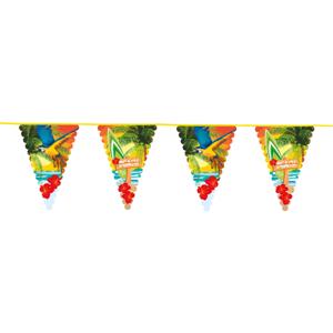 Hawaii thema feest vlaggenlijn - 6 meter - Slingers - Tropische decoratie feestartikelen