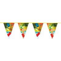 Hawaii thema feest vlaggenlijn - 6 meter - Slingers - Tropische decoratie feestartikelen